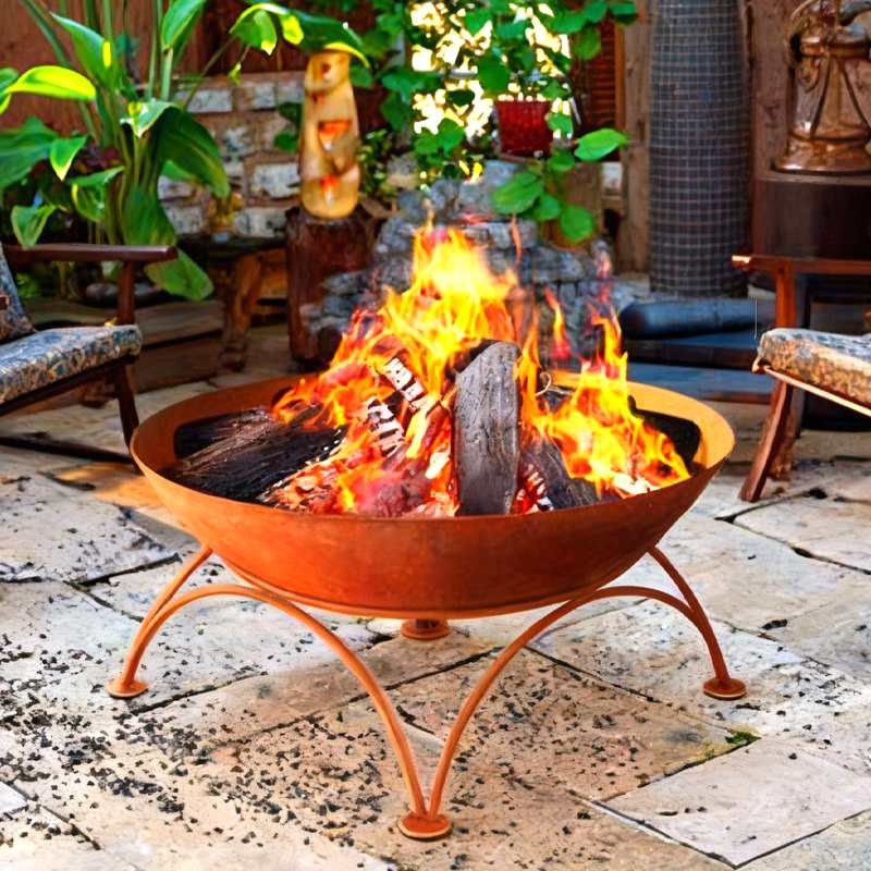 Corten Steel Casting Fire Pans