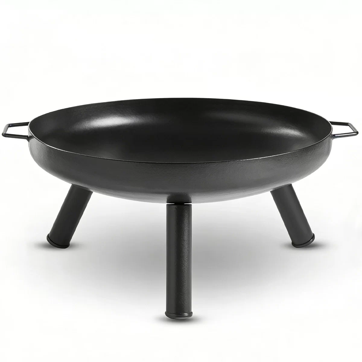 HS-F003 Vintage Cast Iron Portable Fire Pit, Vintage Cast Iron Portable Fire Pit, Heavy Duty Cast Iron Fire Bowl, Outdoor Wood Burning Brazier