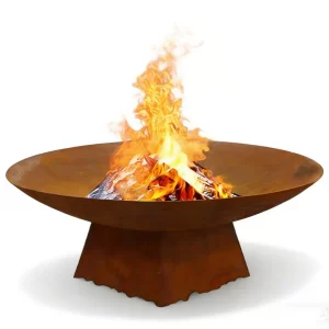 HS-F001 Vintage Cast Iron Outdoor Fire Pit: Rustic Durability for Any Space - Product view