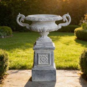 European Classical Cast Iron Planter HS-P007 with Pedestal