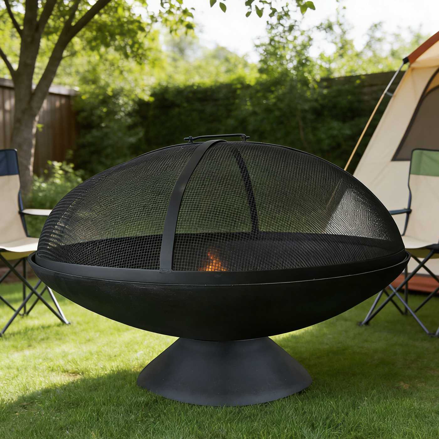 Black Dome Fire Pit HS-F005