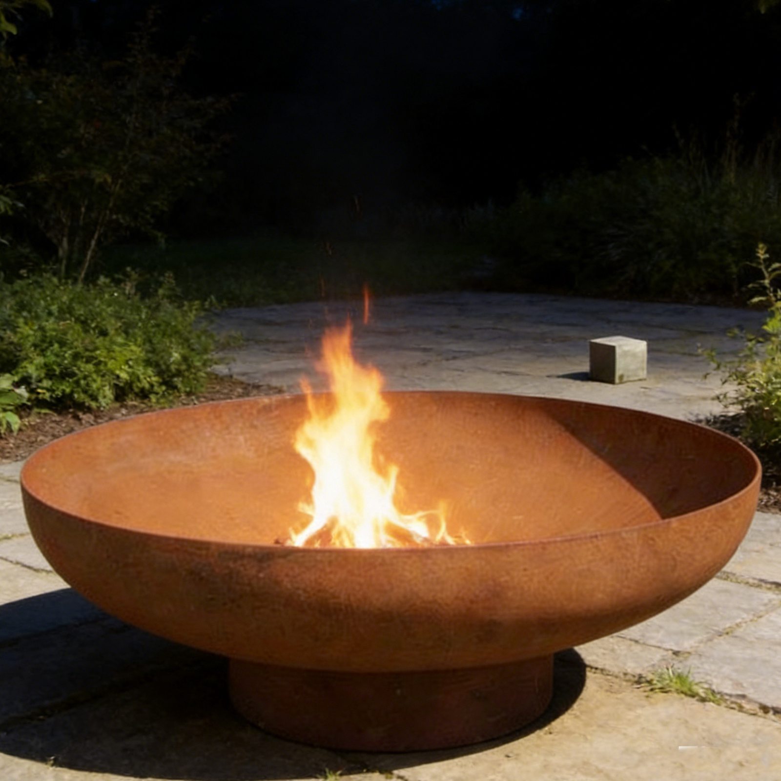 Corten Steel Round Fire Bowl  HS-F008, 