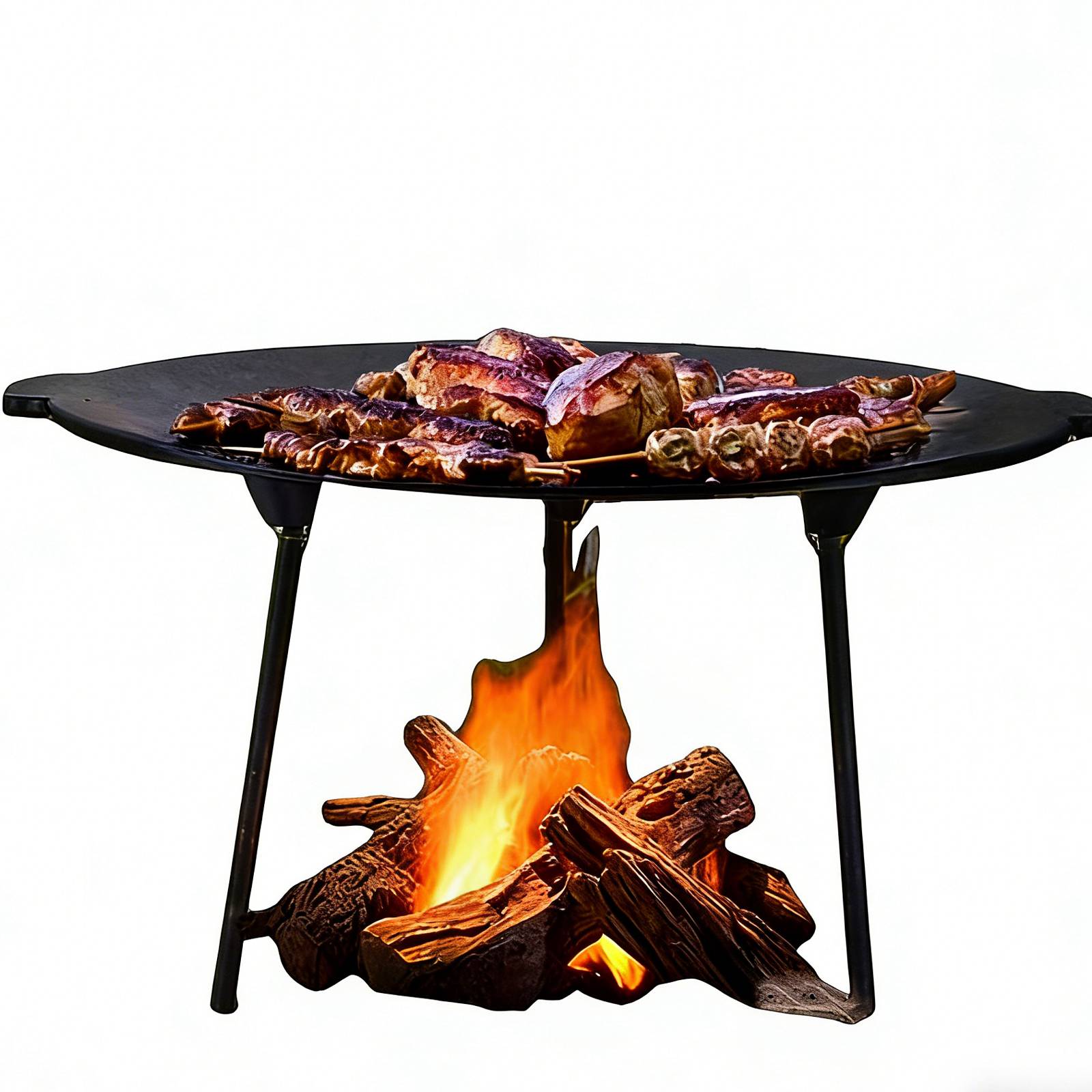 Minimalist 2-in-1 Cast Iron Fire Pit Table HS-F014: Style Meets Function, 2-in-1 fire pit table, cast iron fire pit, minimalist outdoor fire pit