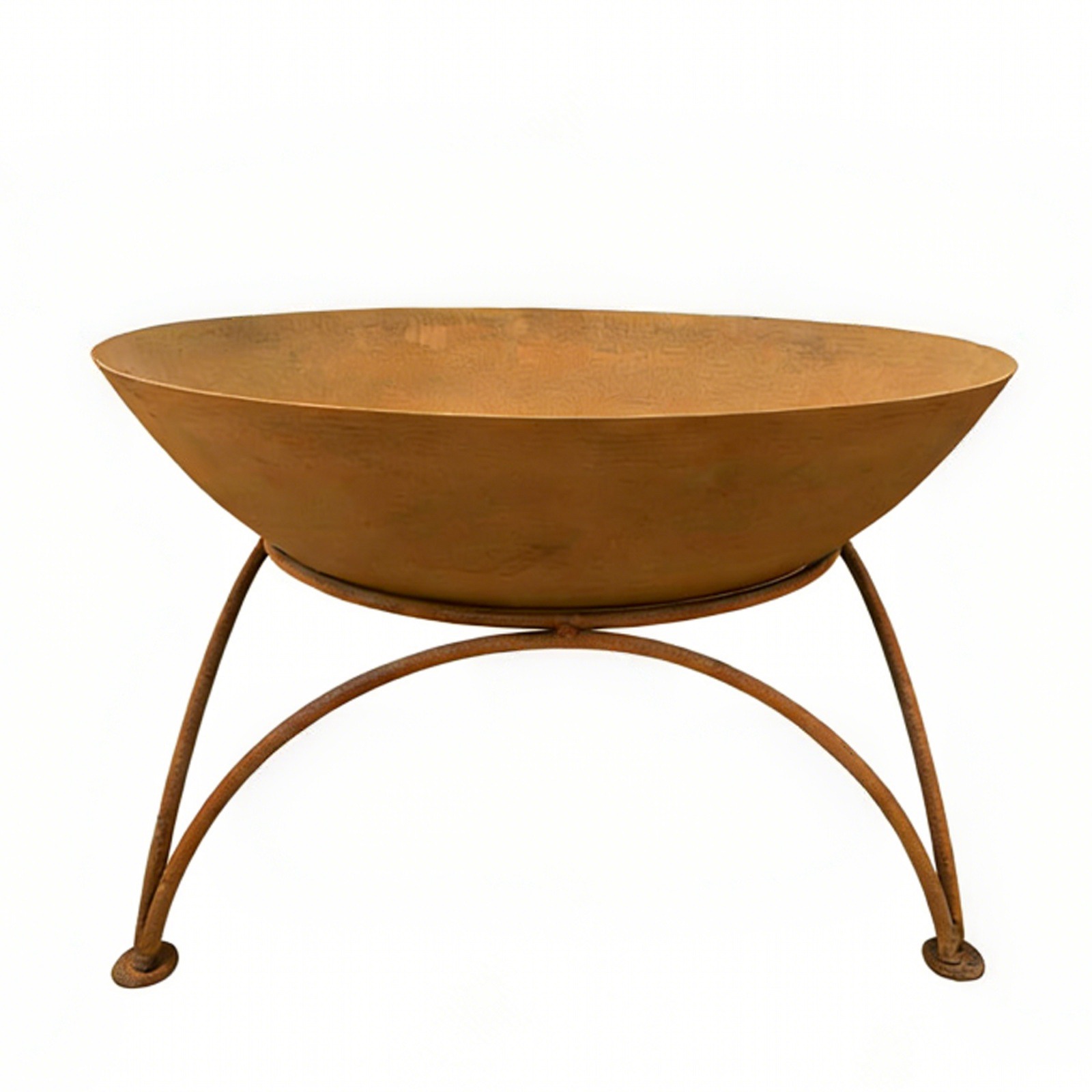 Rustic Steel Fire Bow HS-F010 : Cozy Warmth for Your Outdoor Space, steel fire bowl, outdoor fire pit, rustic fire pit