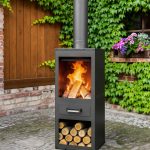 Sleek Steel Wood Burning Stove Hs F012 : Warmth Meets Style