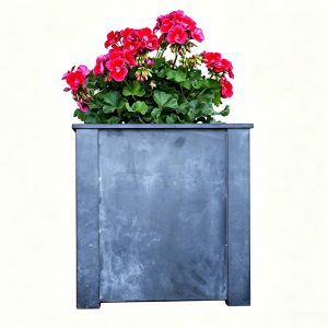 Premium Square Cast Iron Style Planter HS-P011 for Classic Gardens - Product view
