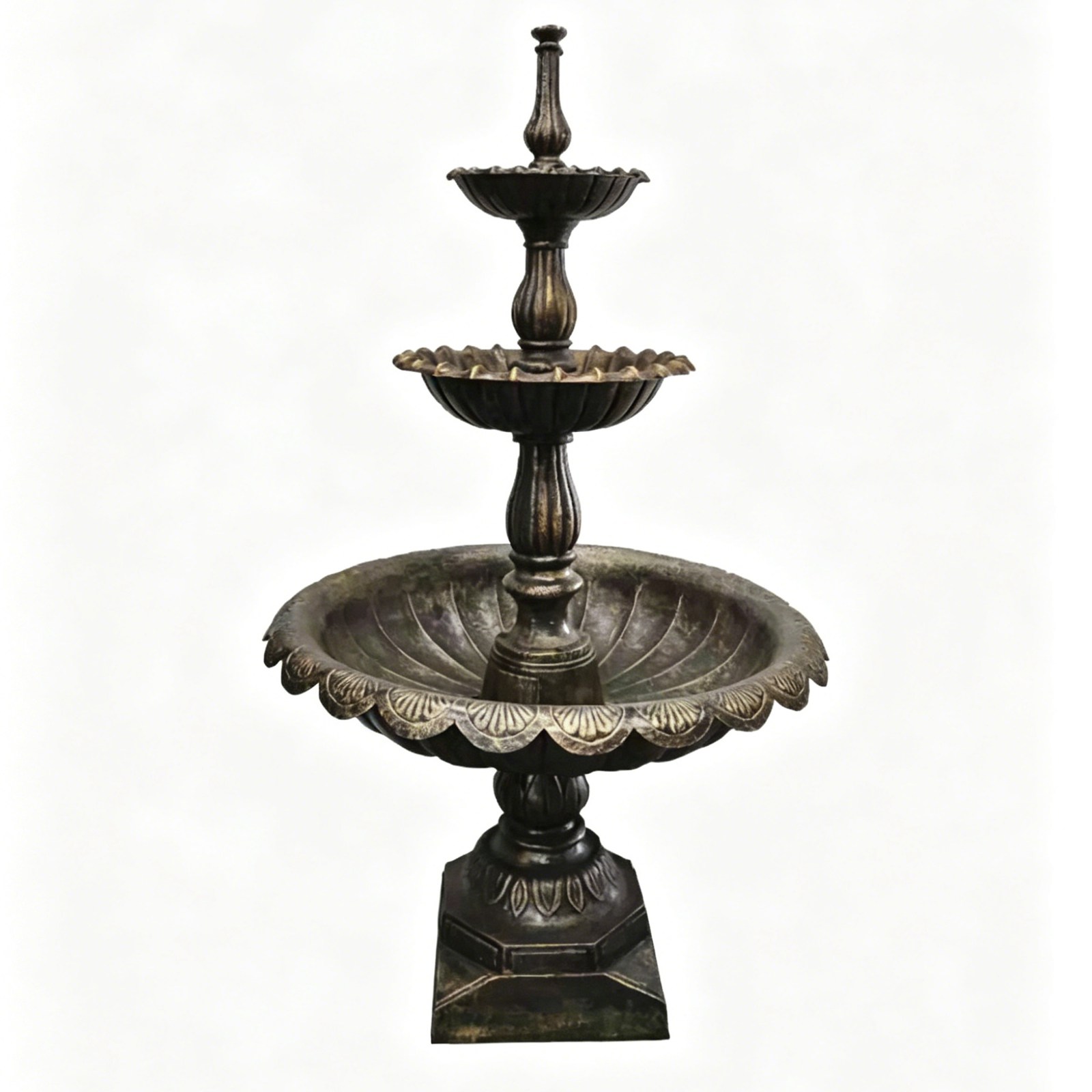 Classic Cast Iron Large Outdoor Water Fountain HS-W003 | Custom Garden Ornament