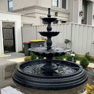 Classic Cast Iron Large Outdoor Water Fountain HS-W003 | Custom Garden Ornament