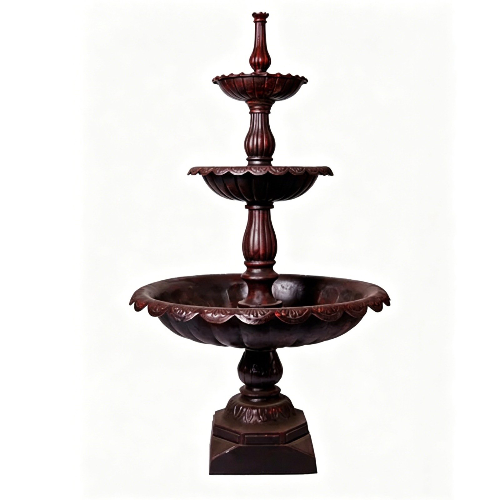 Classic Cast Iron Large Outdoor Water Fountain HS-W003 | Custom Garden Ornament, Large Outdoor Water Fountain