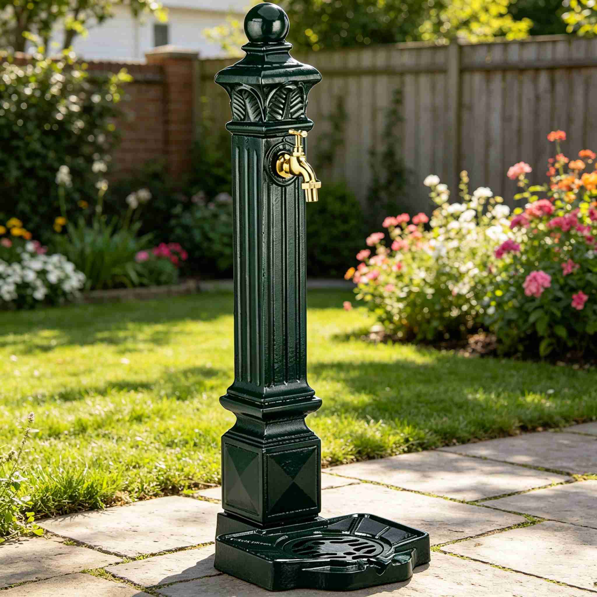 Decorative Garden Water Fountain | Cast Iron Urban Design HS-W002