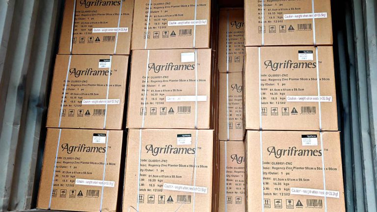 Agriframes Planters Shipped to the US, Set Sail