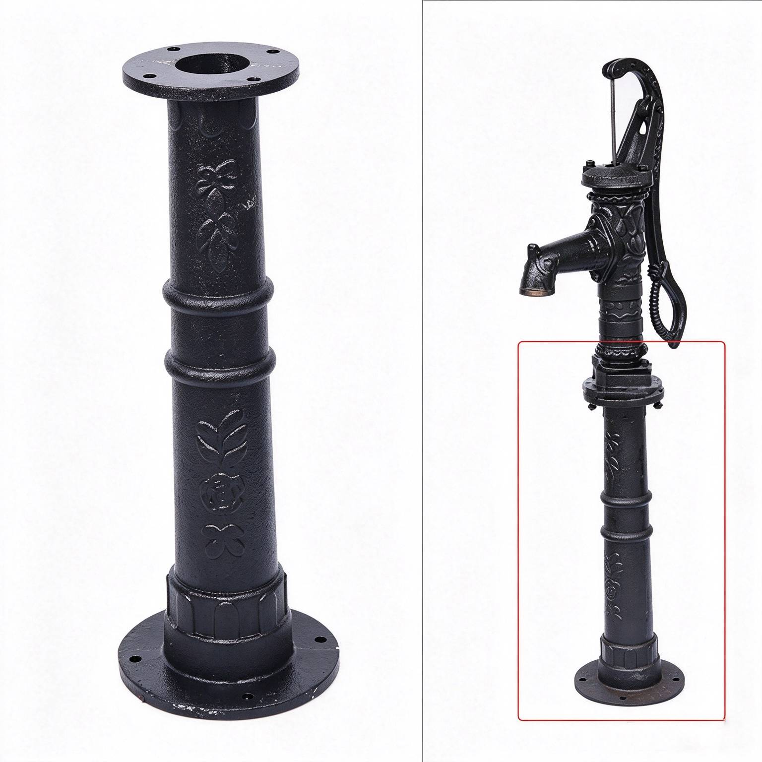 Cast Iron Hand Water Pump for Garden and Farm Irrigation HS-W007, cast iron hand water pump
